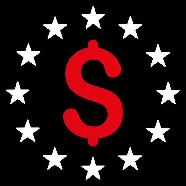 Icono de Dollar Stars — Vector de stock