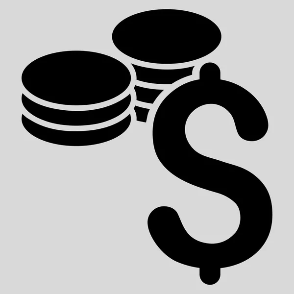 Dollar-Münzen-Symbol — Stockvektor