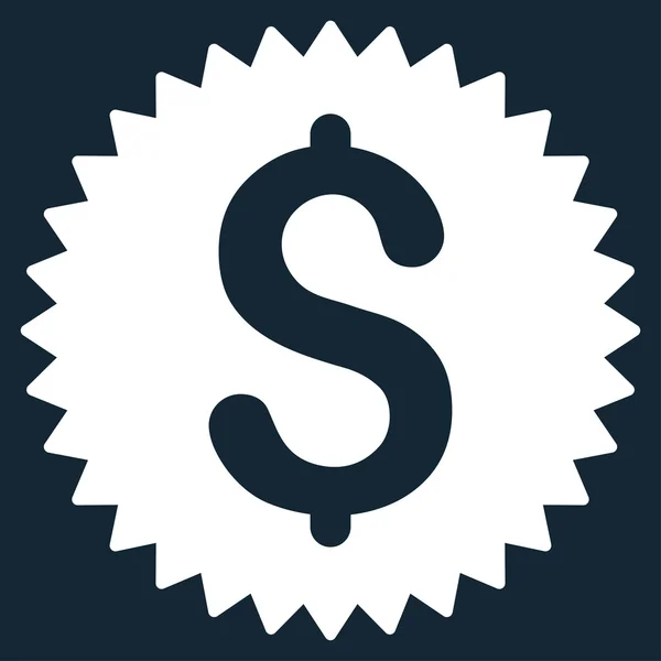 Finansiella Seal ikonen — Stock vektor
