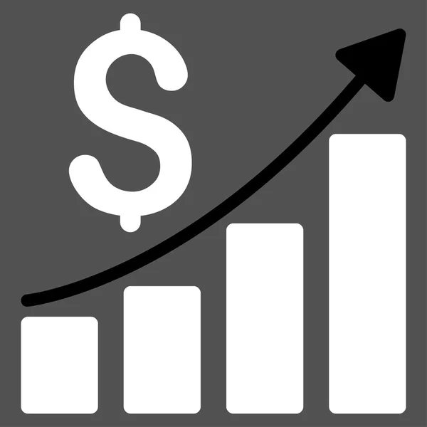 Ícone de relatório financeiro —  Vetores de Stock