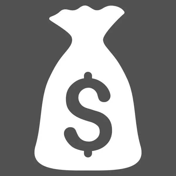 Geld zak pictogram — Stockvector