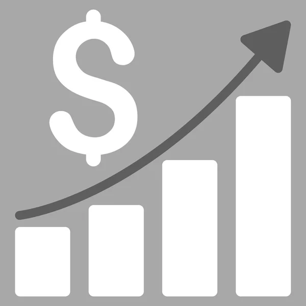 Pénzügyi jelentés ikon — Stock Vector