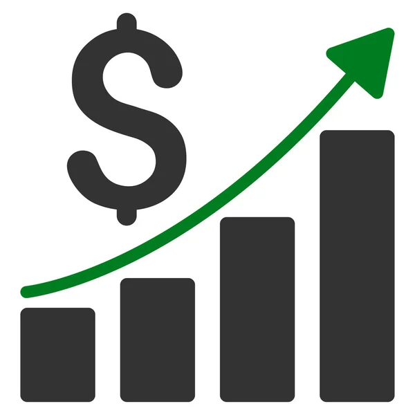 Informe financiero Icono — Vector de stock