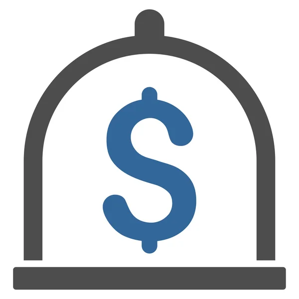 Dollar borg-pictogram — Stockvector