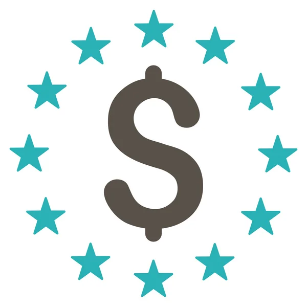 Ikona gwiazdki Dolar — Wektor stockowy