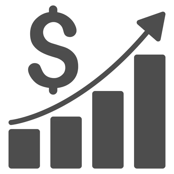 Ícone de relatório financeiro — Vetor de Stock