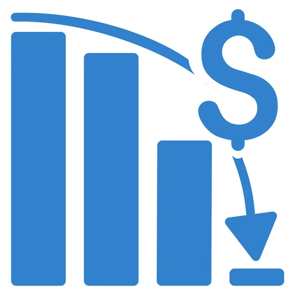 Financial Crisis Icon — Stock Vector