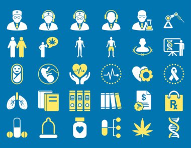 tıbbi simge seti