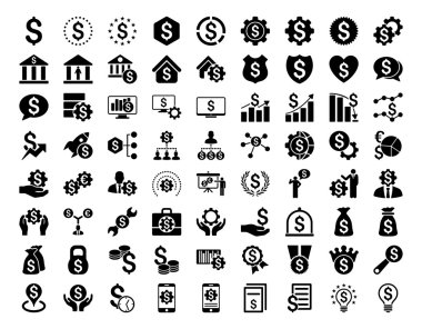 Mali iş Icon Set