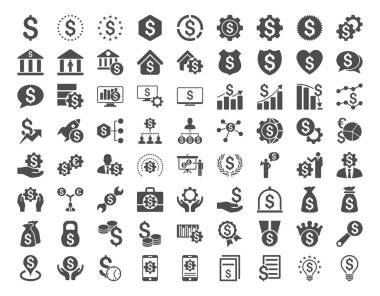 Mali iş Icon Set