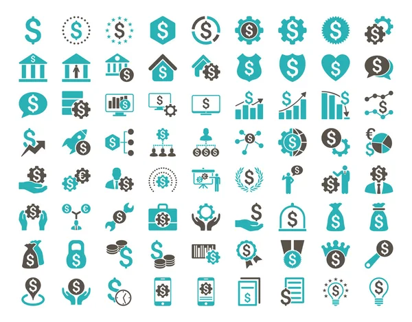 Financiële Business Icon Set — Stockvector