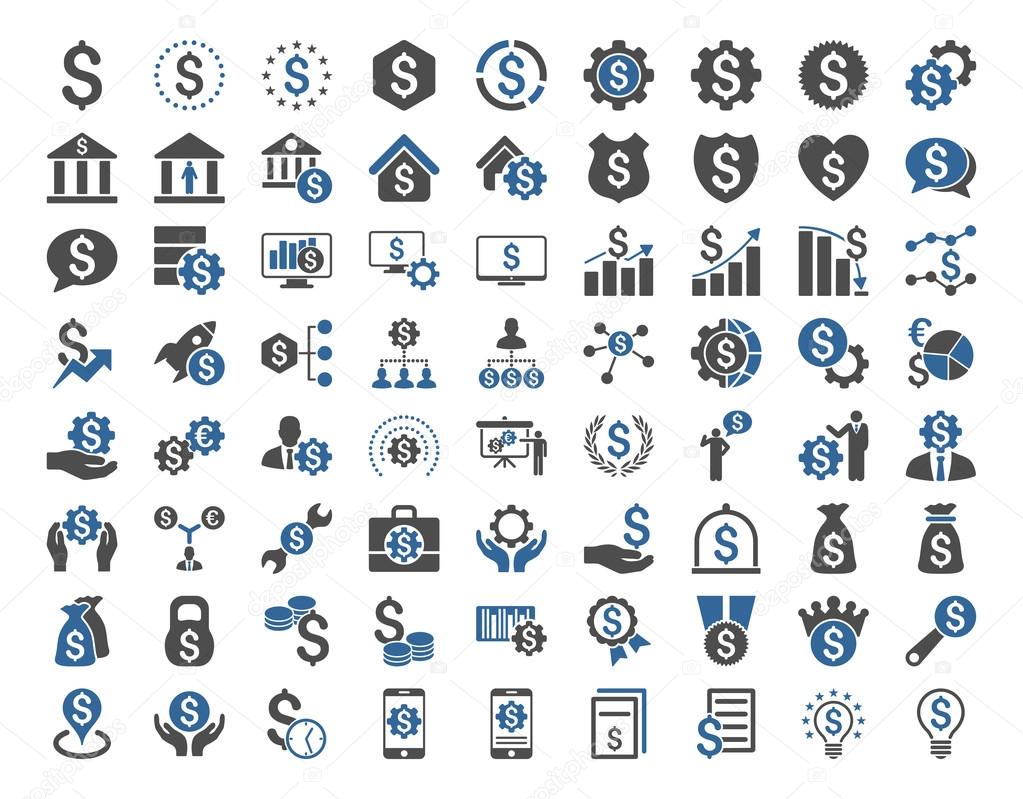 Financial Business Icon Set