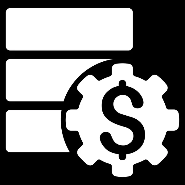Symbol für Bankdatenbank-Optionen — Stockfoto
