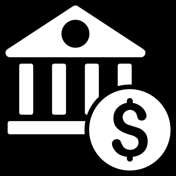 Dollar Bank Icon — Stock Photo, Image