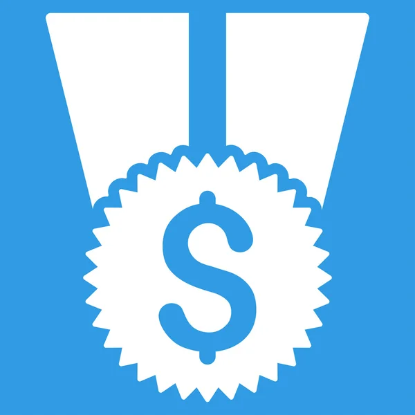 Financiële medaille pictogram — Stockfoto