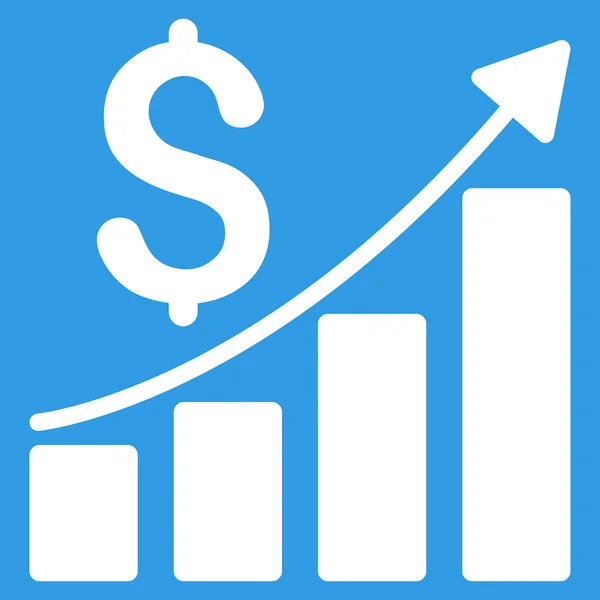 Informe financiero Icono — Foto de Stock