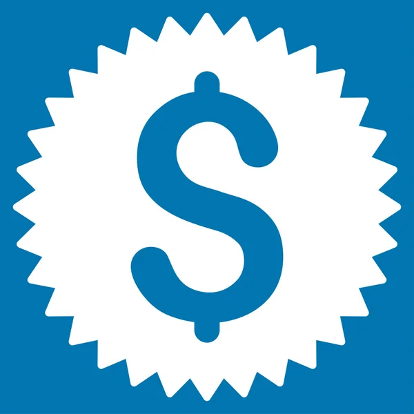 Finansiella Seal ikonen — Stockfoto