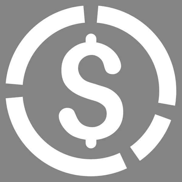 Finanční Diagram ikony — Stock fotografie