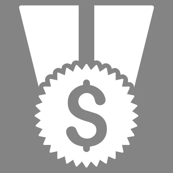 Finanční medaile ikona — Stock fotografie