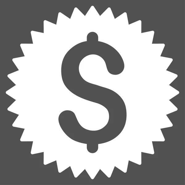 Икона финансовой печати — стоковое фото