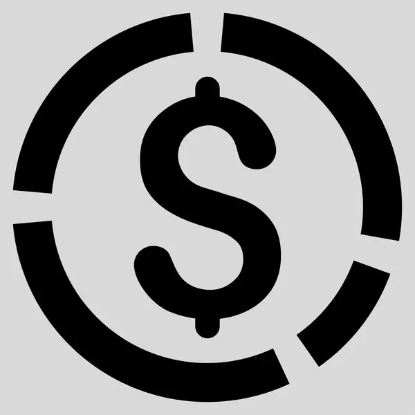 Financial Diagram Icon — Stock Photo, Image