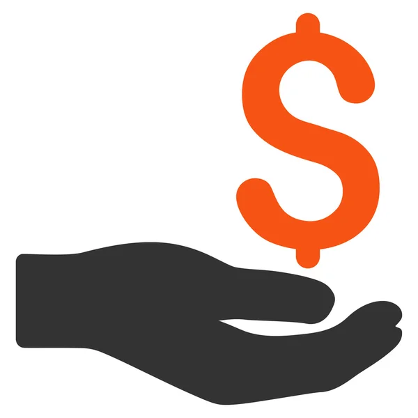 Zahlungsflat-Symbol — Stockfoto
