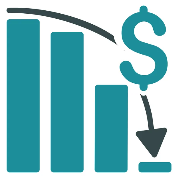 Icono de crisis financiera —  Fotos de Stock