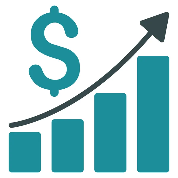 Financieel verslag pictogram — Stockfoto