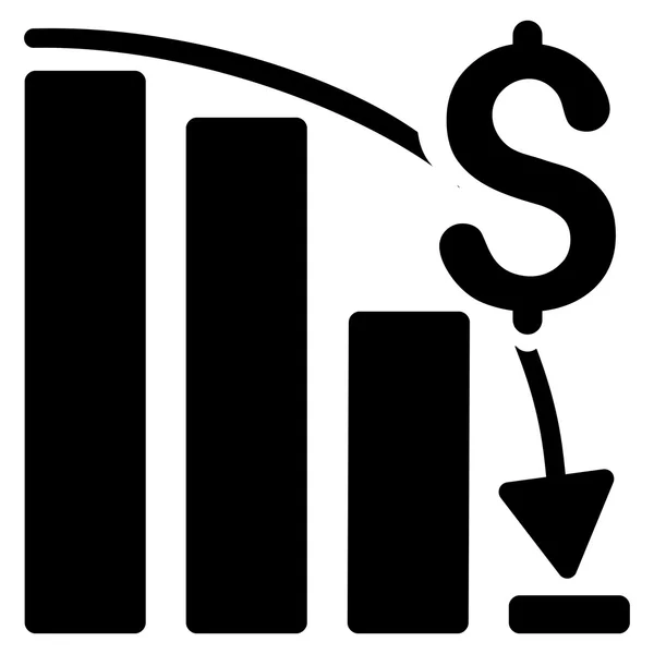 Icona della crisi finanziaria — Foto Stock