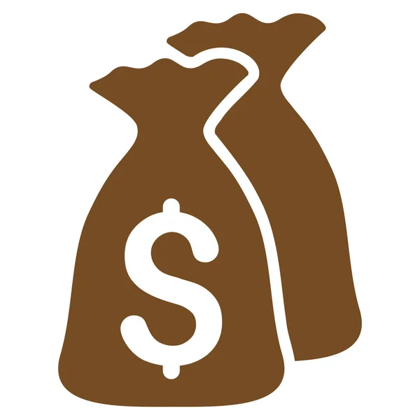 Para çantaları simgesi — Stok fotoğraf