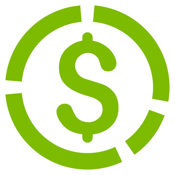 Finansiella Diagram ikon — Stockfoto