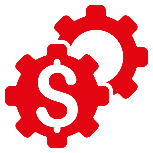 Icono de configuración del banco — Foto de Stock