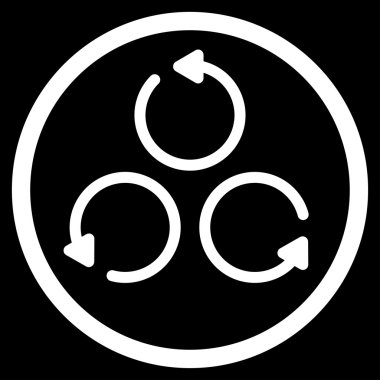 Yuvarlak döndürme simgesi