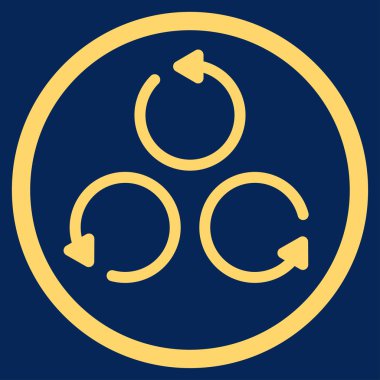 Yuvarlak döndürme simgesi