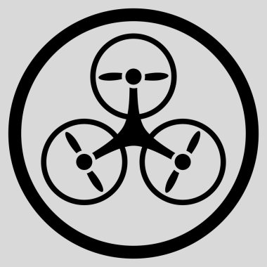 Tricopter yuvarlak simge