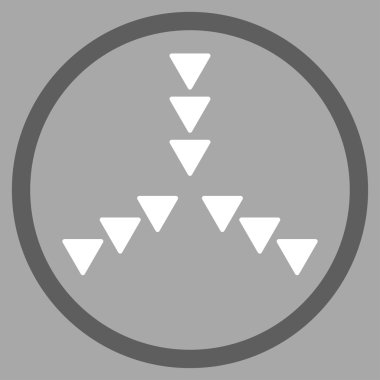 Yön içinde simge yuvarlak