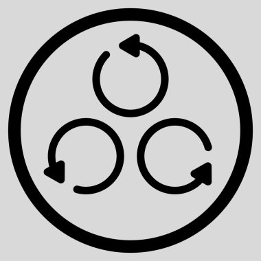 Yuvarlak döndürme simgesi