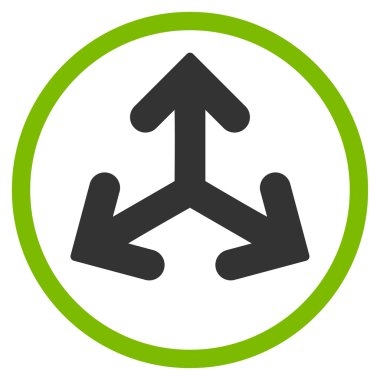 Yön türevleri yuvarlak simge