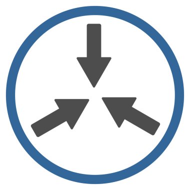 Collide Arrows Rounded Icon clipart