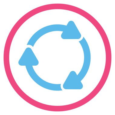 Döndürme Cw yuvarlak simge