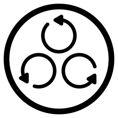 Yuvarlak döndürme simgesi