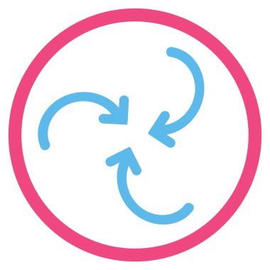 Oklar yuvarlak simge Jakuzziler