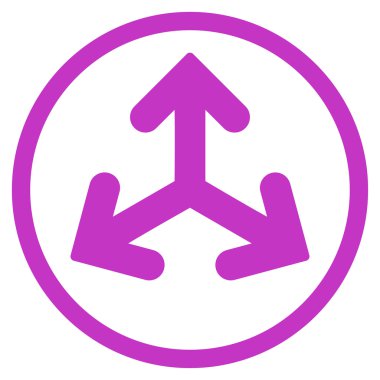 Yön türevleri yuvarlak simge