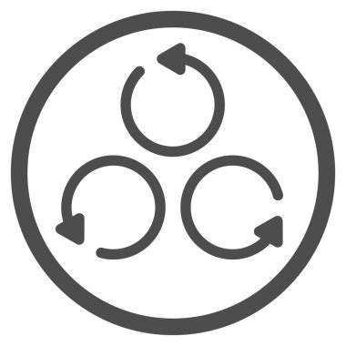 Yuvarlak döndürme simgesi