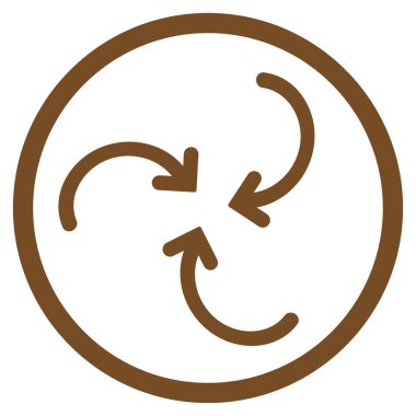 Oklar yuvarlak simge Jakuzziler