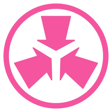 Oklar yuvarlak simge küçültmek