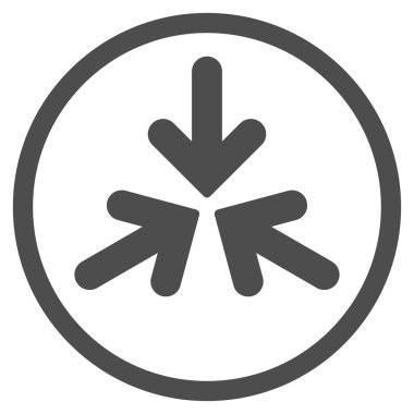 Üçlü Collide okları yuvarlak simge