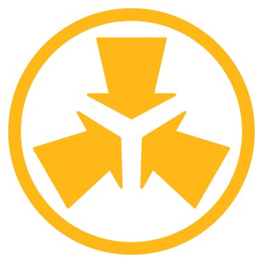 Oklar yuvarlak simge küçültmek