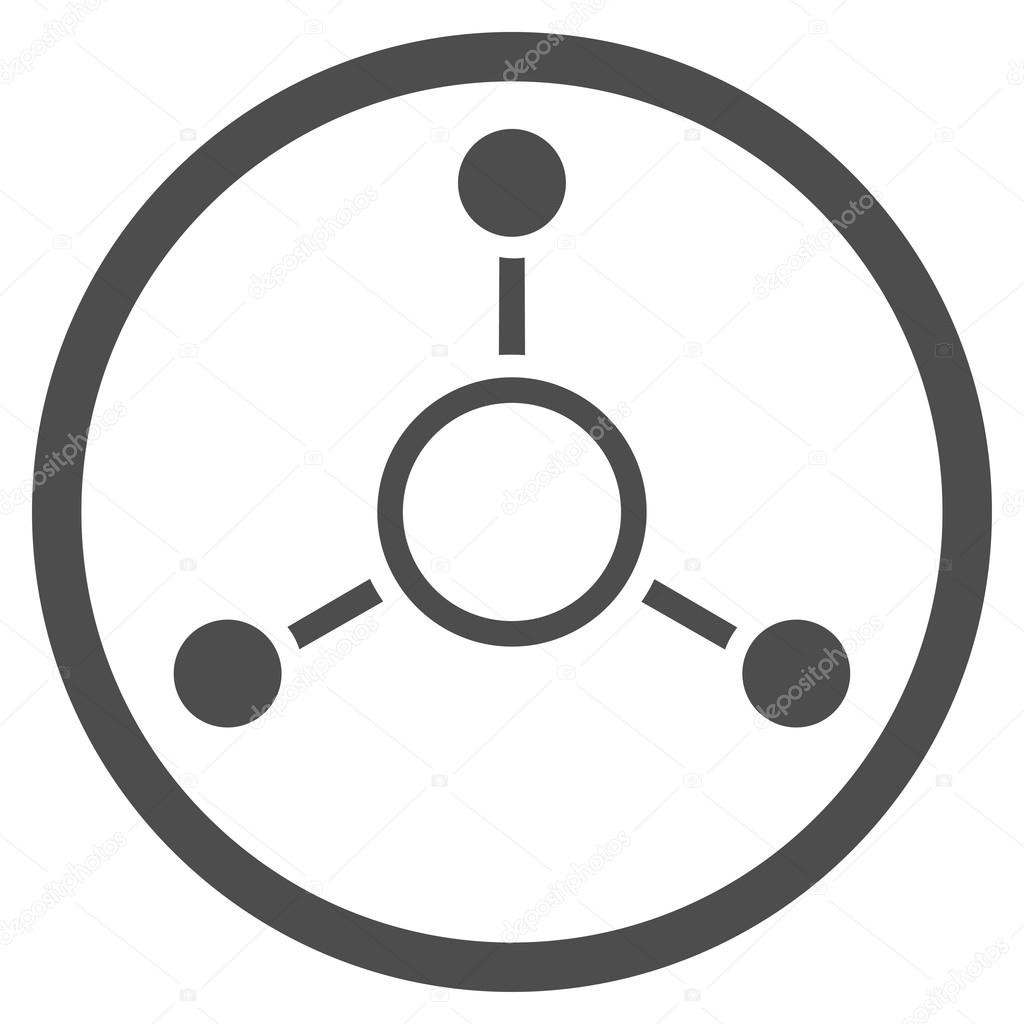 Radial Structure Rounded Icon