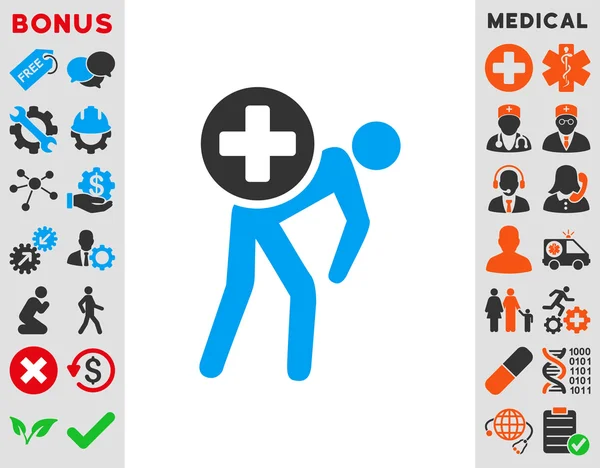 Medicatie Courier pictogram — Stockfoto